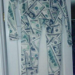 2 piece  "Money" outfit